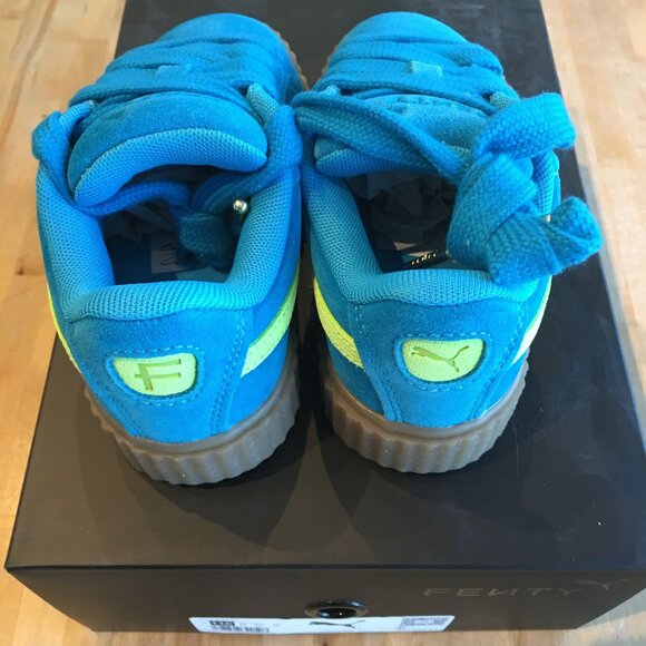 FENTY x PUMA Creeper Phatty Inf "Speed Blue/Lime Pow" 396830 02 Sz 11C - Picture 3 of 5